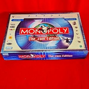 Monopoly Board Game The .Com Edition Dot Com Parker Brothers 41443
